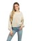 Ladies Burnout Campus Crop Sweatshirt for Casual, Street & Lounge Wear